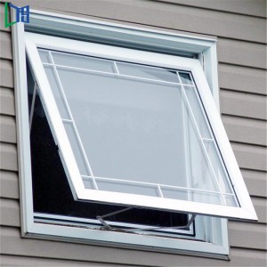 Înveliș dublu din sticlă întărită Casament pentru acoperire cu ferestre din aluminiu, acoperire cu pulbere de fereastră